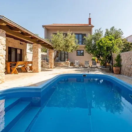Holiday House With Pool And Whirlpool Sara * Betina (Sibenik-Knin)